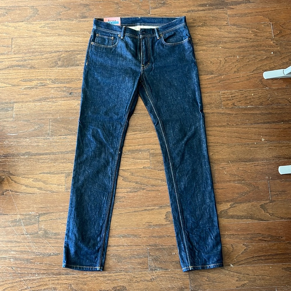 Acne Studios Jeans slim size 34 Bla Konst Floragatan 13